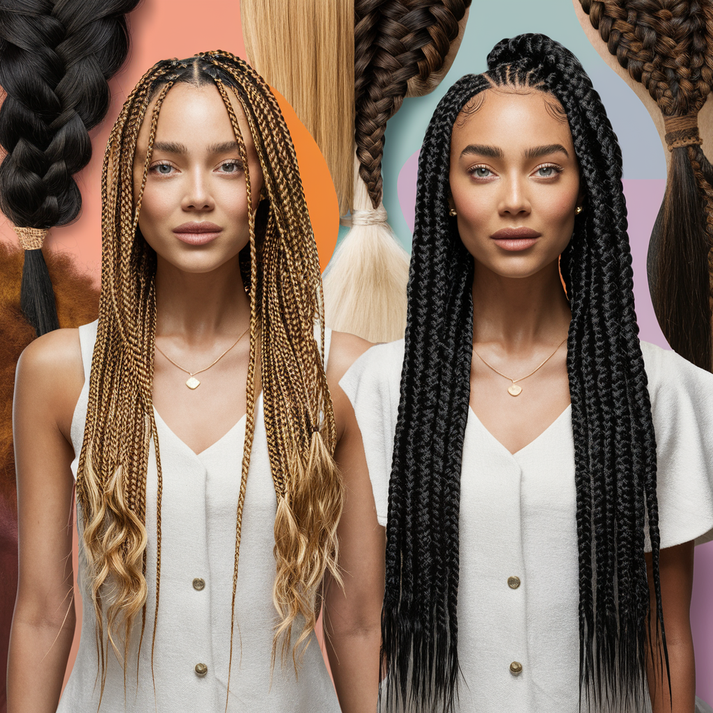 Bohemian Knotless Braids vs. Traditional Braids: What’s the Difference?