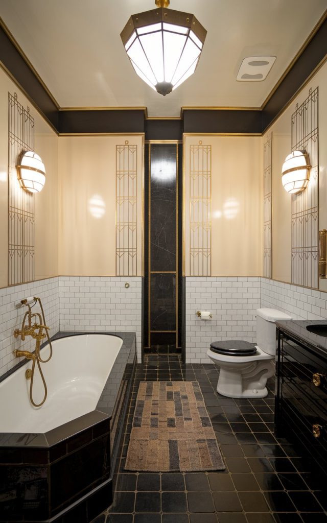 Art Deco Bathroom Design Ideas to Bring the Style