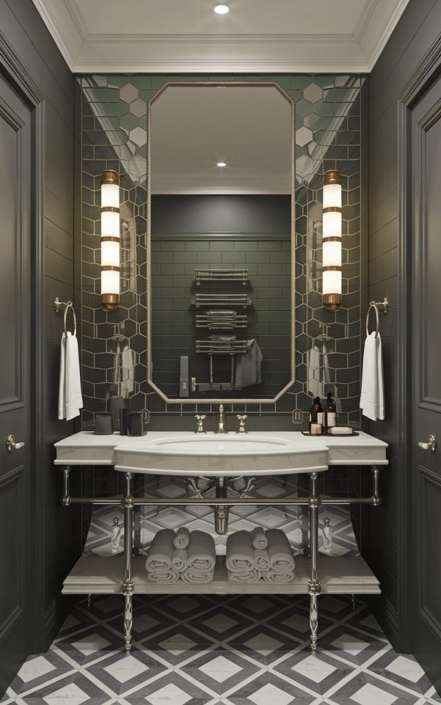 Glamorous Tiles 2 2 Art Deco Bathroom Design Ideas to Bring the Style