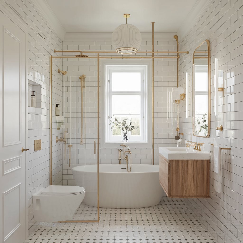 Rustic Farmhouse Wet Room