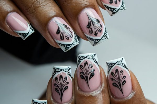 Stunning French Tip Nail Art Designs for Black Women of All Skin Tones