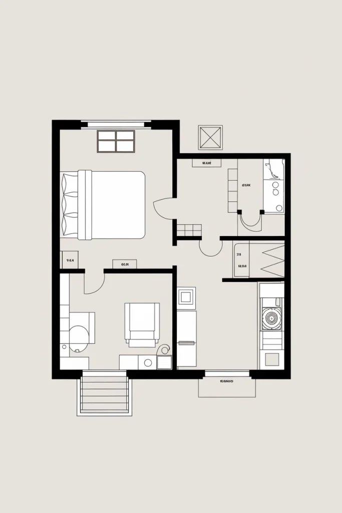 7 Small One Bedroom Apartment Ideas Layout Floor Plans