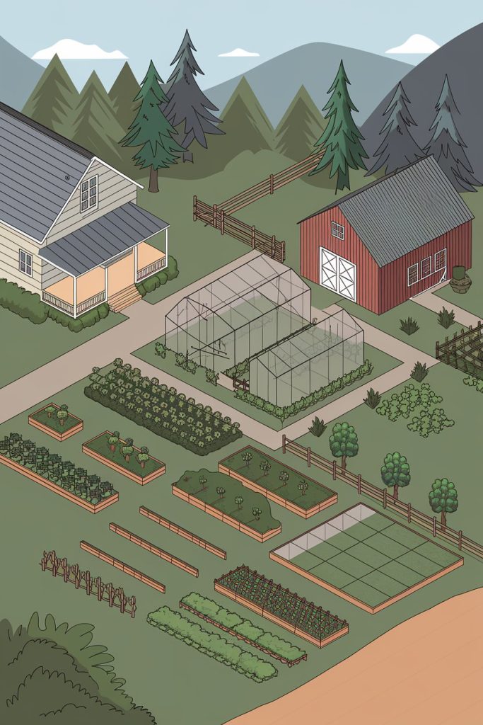 2 Acres Homestead Layout