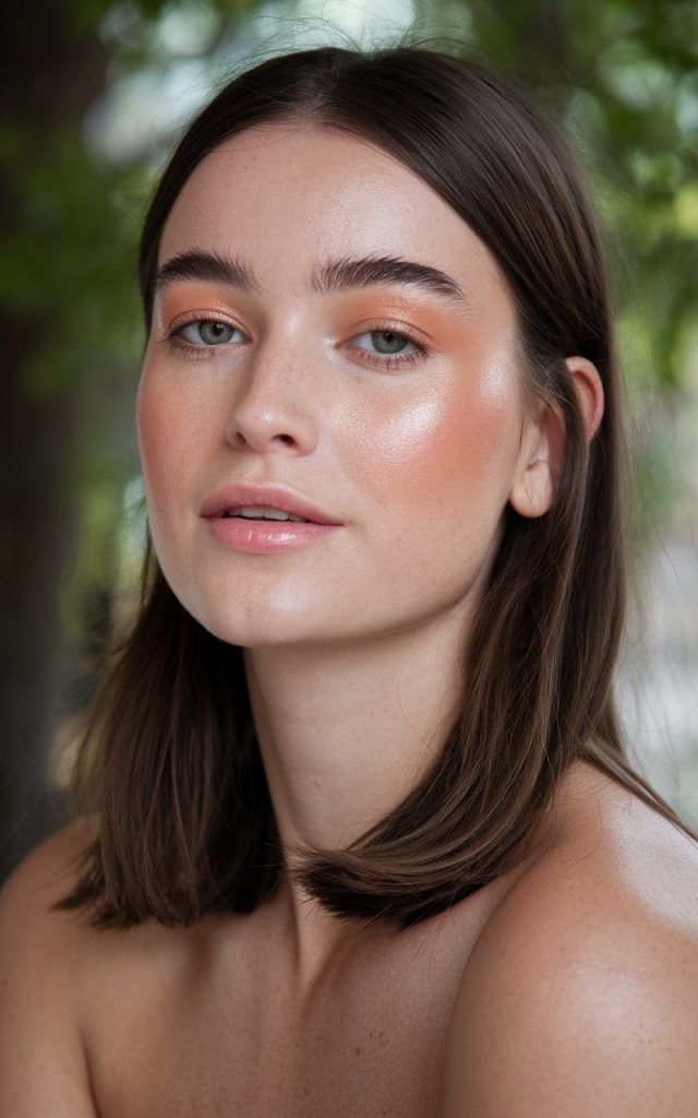 a natural dewy summer glow