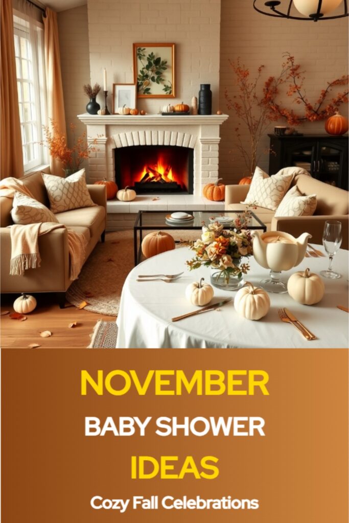 November Baby Shower Ideas