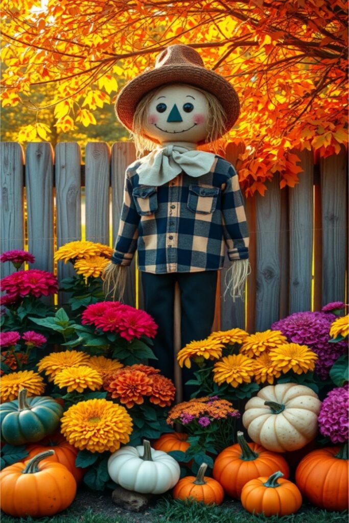 Fall Garden Charm 13 Cute Scarecrow DIYs to Try T Scarecrow Ideas