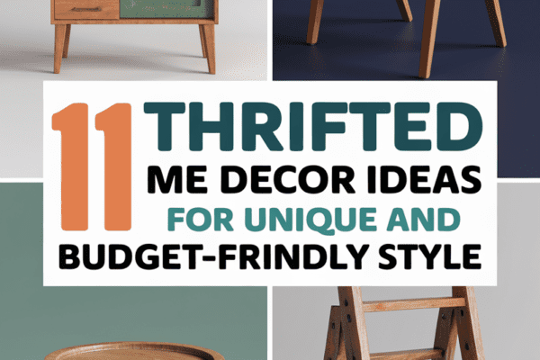 11 Thrifted Home Decor Ideas for Unique and Budget-Friendly Style