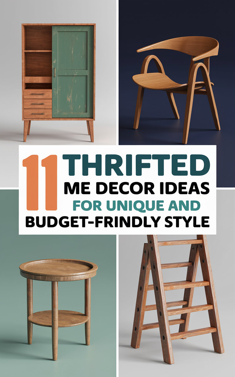 11 Thrifted Home Decor Ideas for Unique and Budget-Friendly Style