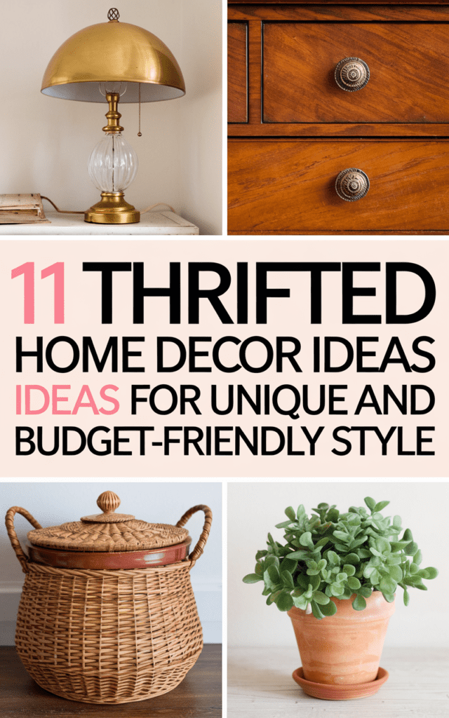 a 4 picture collage of thrifted home decor ideas t L484F8cGSnykMqdJUeZQ7w jkTQzTxLTT2XtYY6 OmlYQ