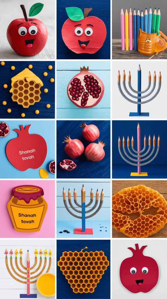 17 Beautiful Rosh Hashanah Crafts for Kids