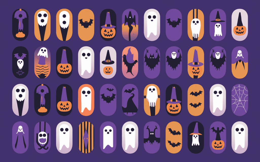 a collection of 21 easy halloween nail design idea ST55hQjrSD2YRWemoK0jwg 8 N05edmT5yWwx8TRzmtJg