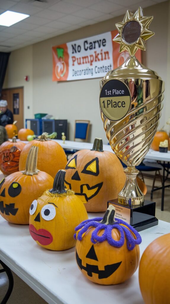 No-Carve Pumpkin Decorating Contest Ideas