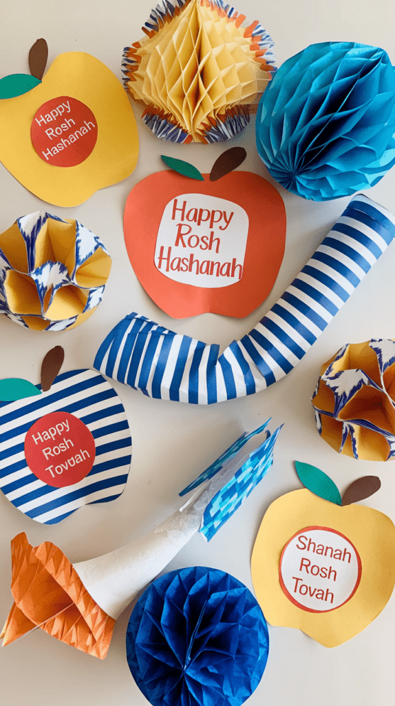 17 Beautiful Rosh Hashanah Crafts for Kids