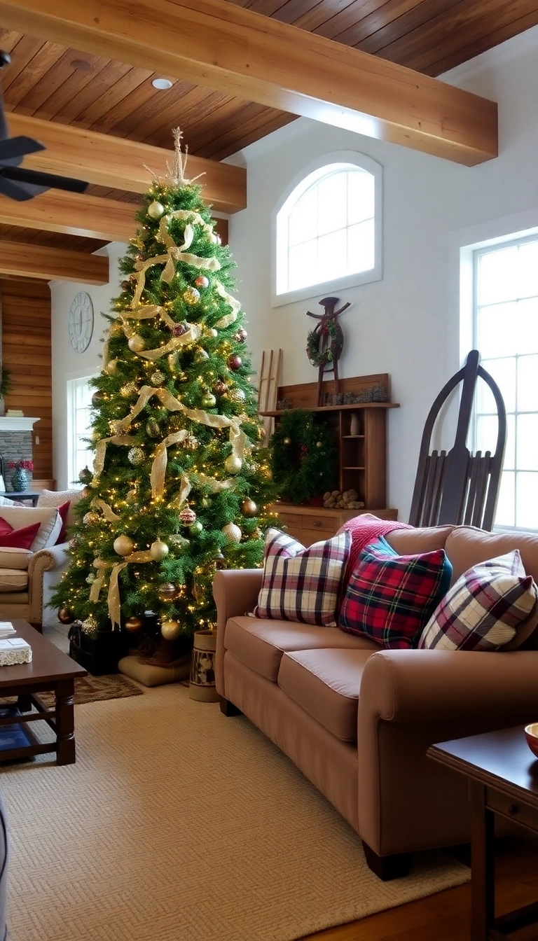 21 Magical Christmas Room Inspo Ideas That Will Make You Wish It Was December All Year! - 6. Festive Farmhouse Flair