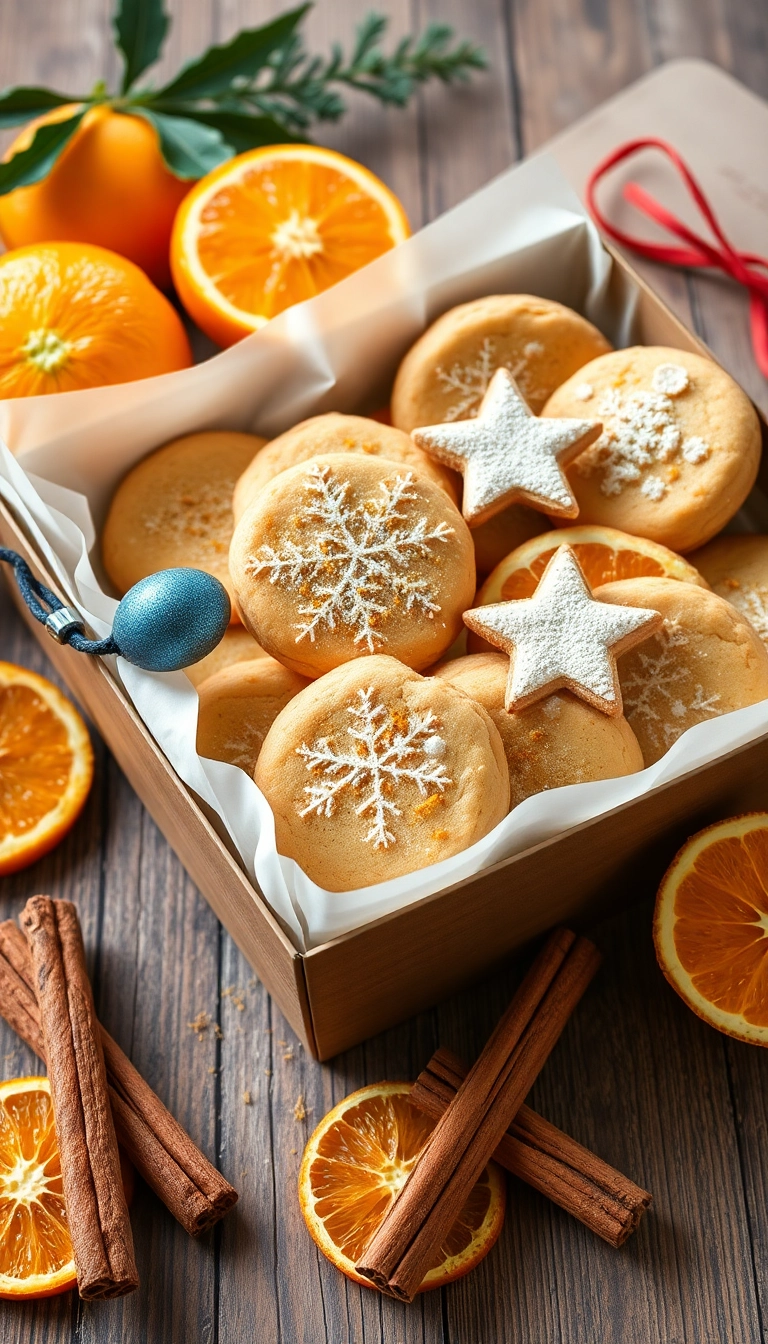 21 Irresistible Christmas Cookie Box Ideas That'll Make You the Star of the Holidays! - Orange Spice Cookies