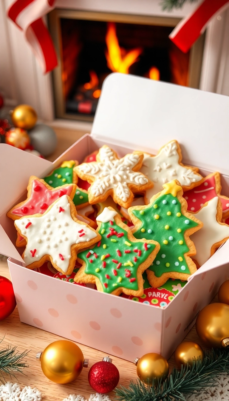 21 Irresistible Christmas Cookie Box Ideas That'll Make You the Star of the Holidays! - Classic Sugar Cookies