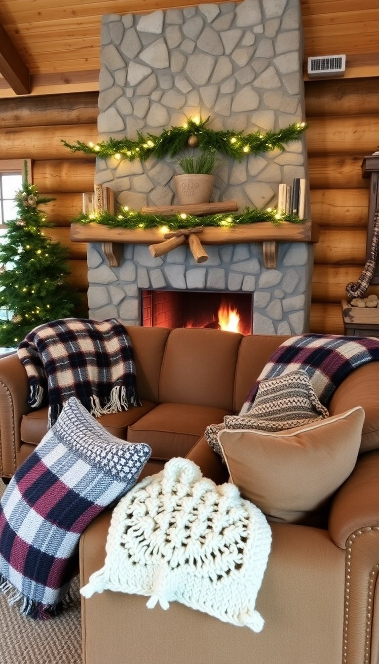 21 Magical Christmas Room Inspo Ideas That Will Make You Wish It Was December All Year! - 4. Cozy Cabin Vibes