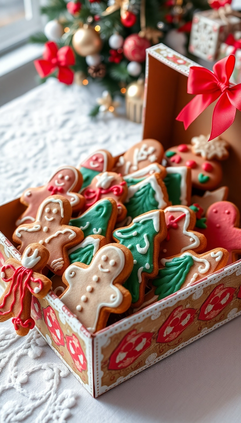 21 Irresistible Christmas Cookie Box Ideas That'll Make You the Star of the Holidays! - Gingerbread Wonderland