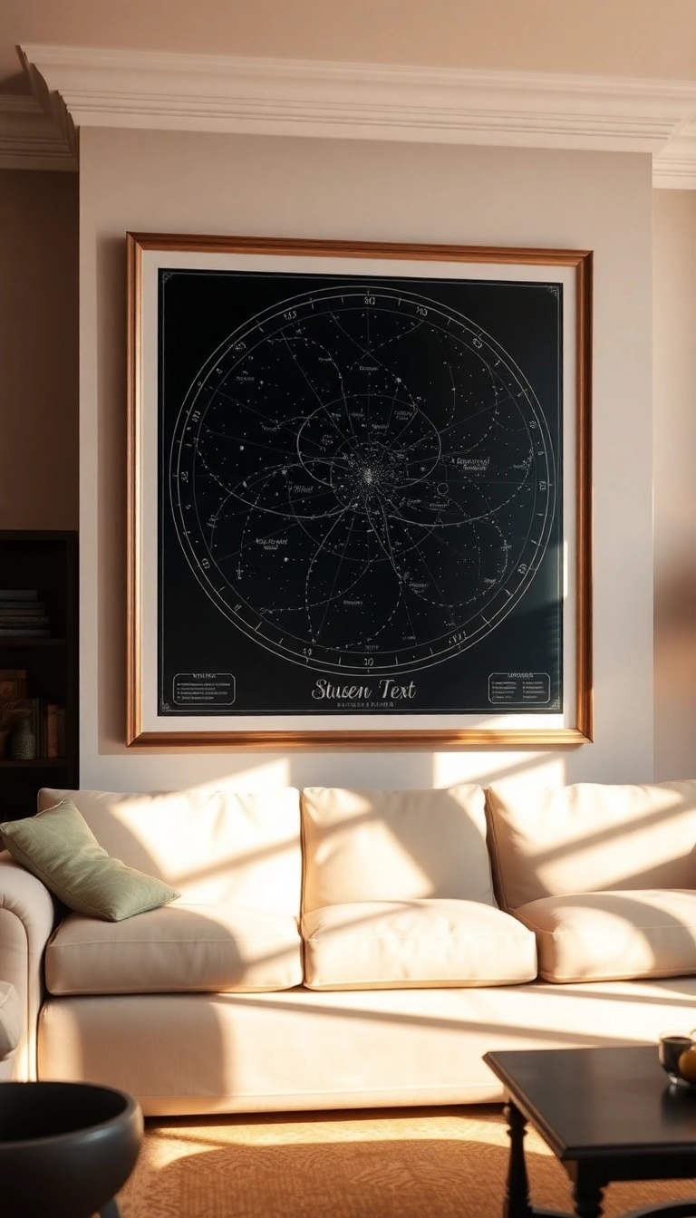 21 Unique Christmas Gifts for Parents That Will Melt Their Hearts (You Won't Believe #13!) - 12. Custom Star Map