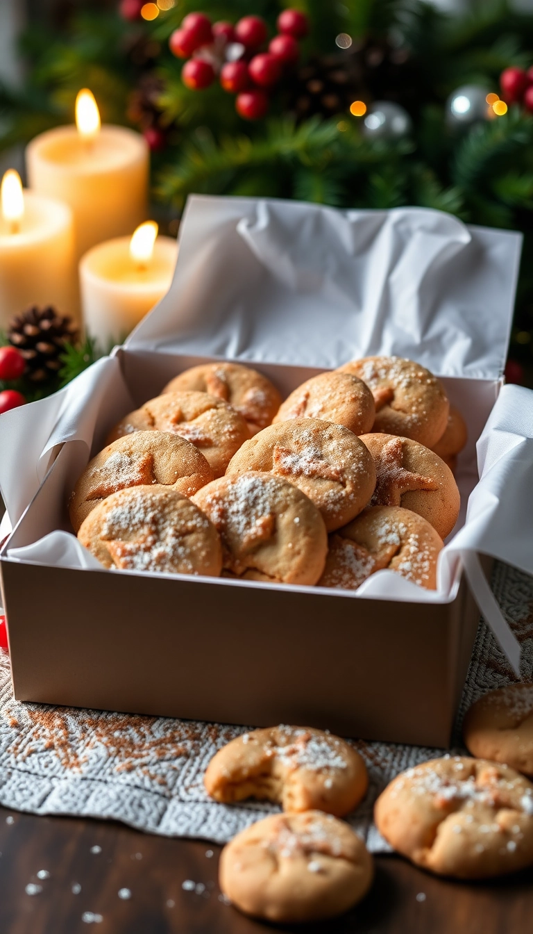 21 Irresistible Christmas Cookie Box Ideas That'll Make You the Star of the Holidays! - Spiced Snickerdoodles