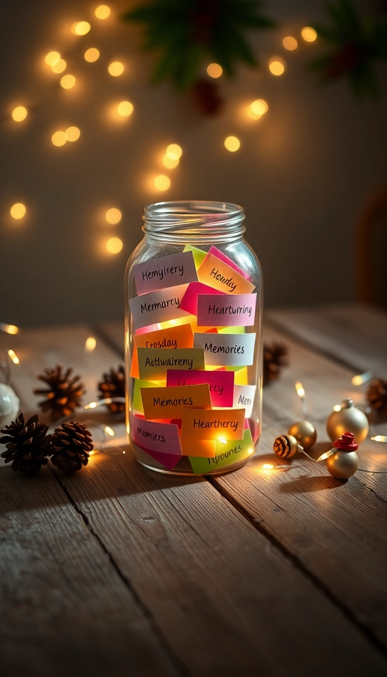 21 Unique Christmas Gifts for Parents That Will Melt Their Hearts (You Won't Believe #13!) - 4. Memory Jar