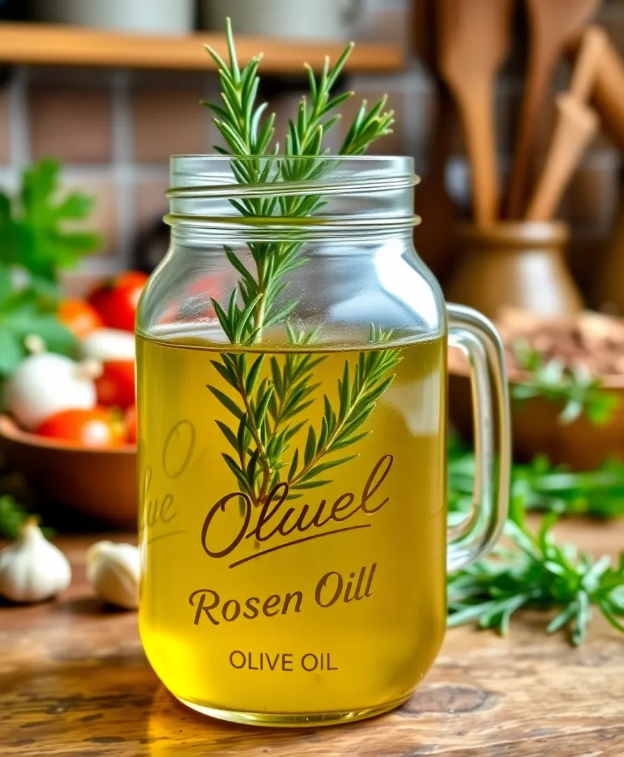 21 Easy DIY Mason Jar Gifts You Can Make in Under an Hour (No Crafting Skills Required!) - 14. DIY Infused Oils