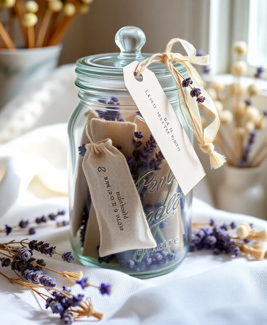 21 Easy DIY Mason Jar Gifts You Can Make in Under an Hour (No Crafting Skills Required!) - 11. Scented Sachets