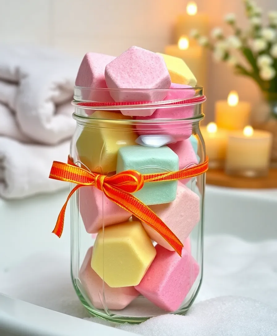 21 Easy DIY Mason Jar Gifts You Can Make in Under an Hour (No Crafting Skills Required!) - 13. DIY Bath Bombs