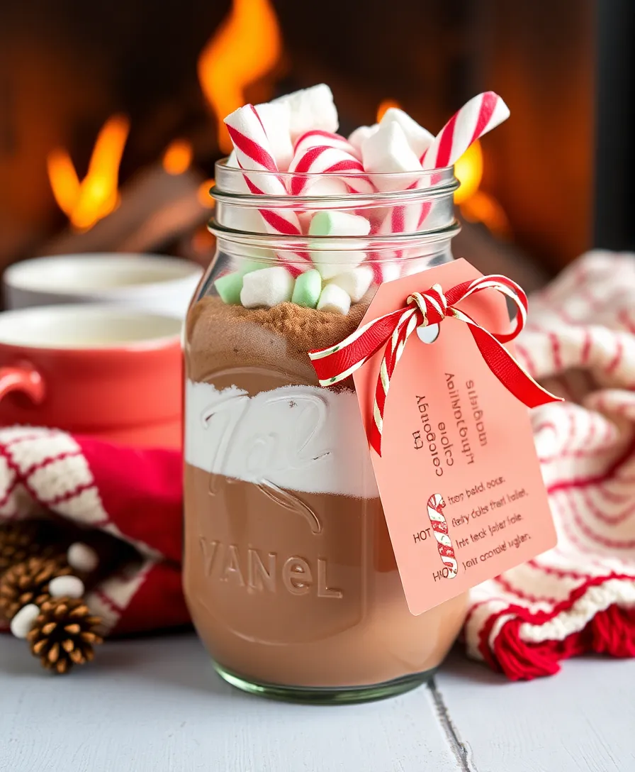 21 Easy DIY Mason Jar Gifts You Can Make in Under an Hour (No Crafting Skills Required!) - 3. Hot Chocolate Kit