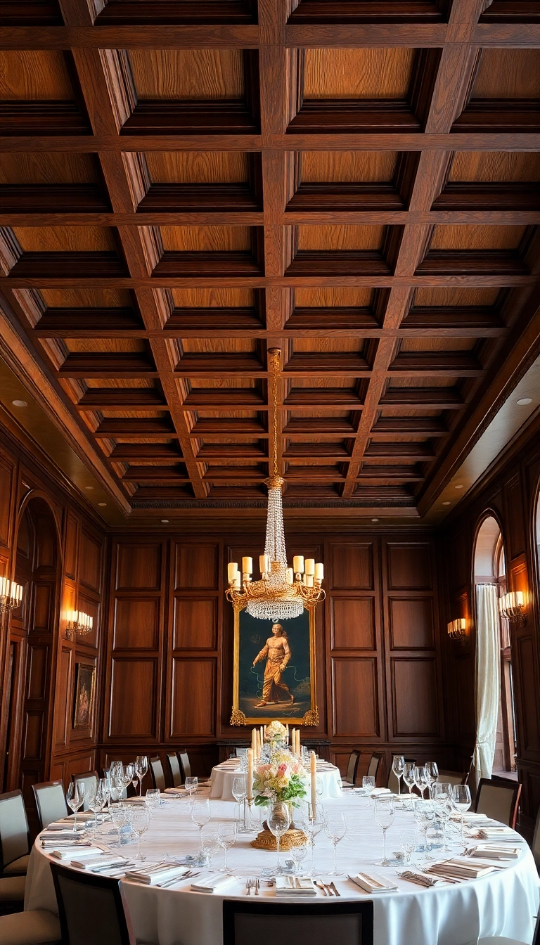 21 Bold Ceiling Designs That'll Make Your Home a Stylish Statement Piece! - 8. Classic Coffered Ceilings