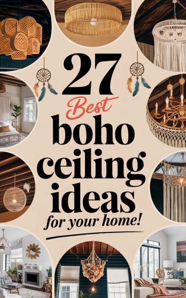 Boho Ceiling Ideas That Will Bring the Spirit of Adventure 4