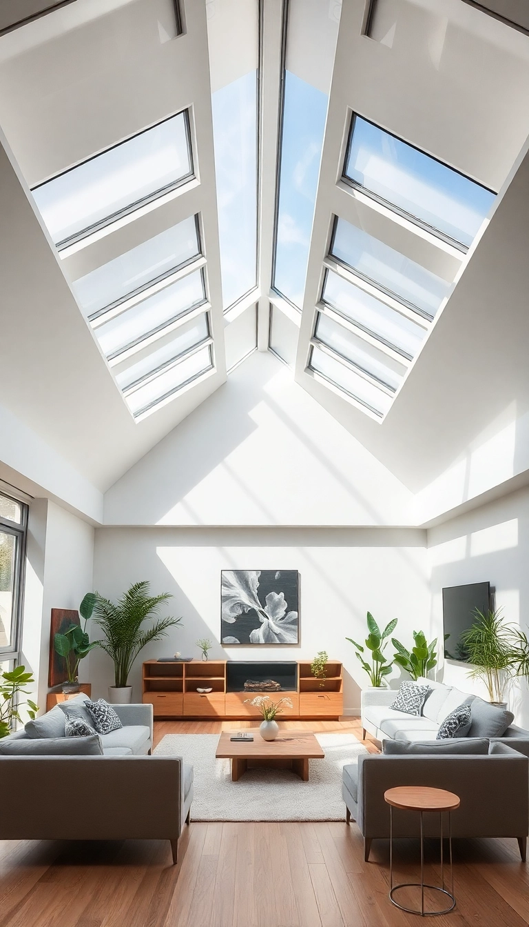 21 Bold Ceiling Designs That'll Make Your Home a Stylish Statement Piece! - 11. Skylights and Open Ceilings