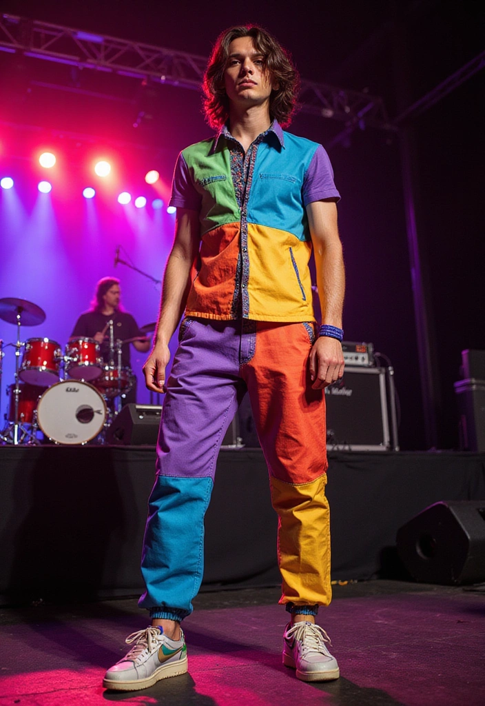 21 Kendrick Lamar and SZA Concert Outfit Ideas 10 21 Kendrick Lamar and SZA Concert Outfit Ideas - 9. Bold Color Block