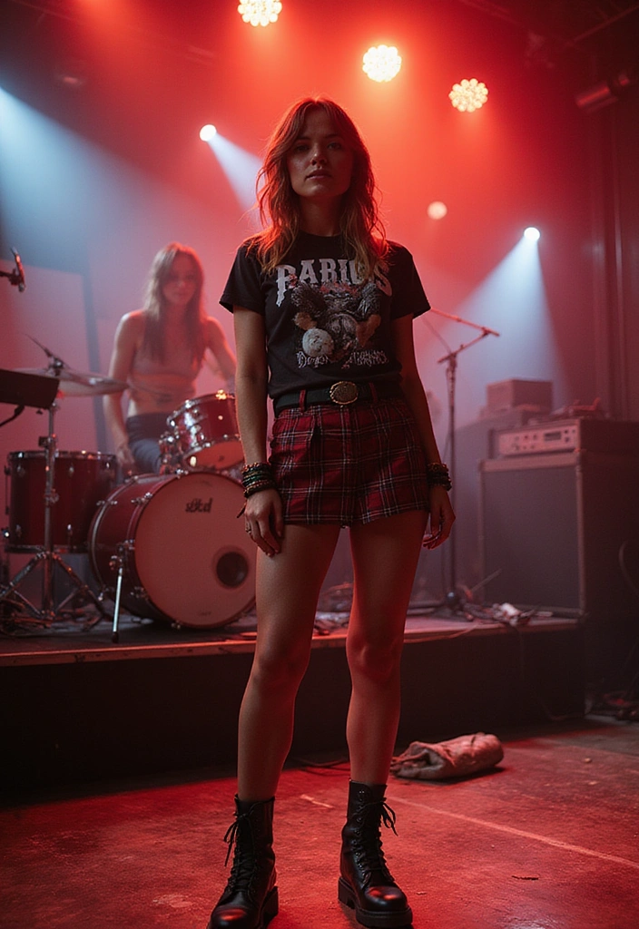 21 Kendrick Lamar and SZA Concert Outfit Ideas 16 21 Kendrick Lamar and SZA Concert Outfit Ideas - 15. Punk Rock Flair